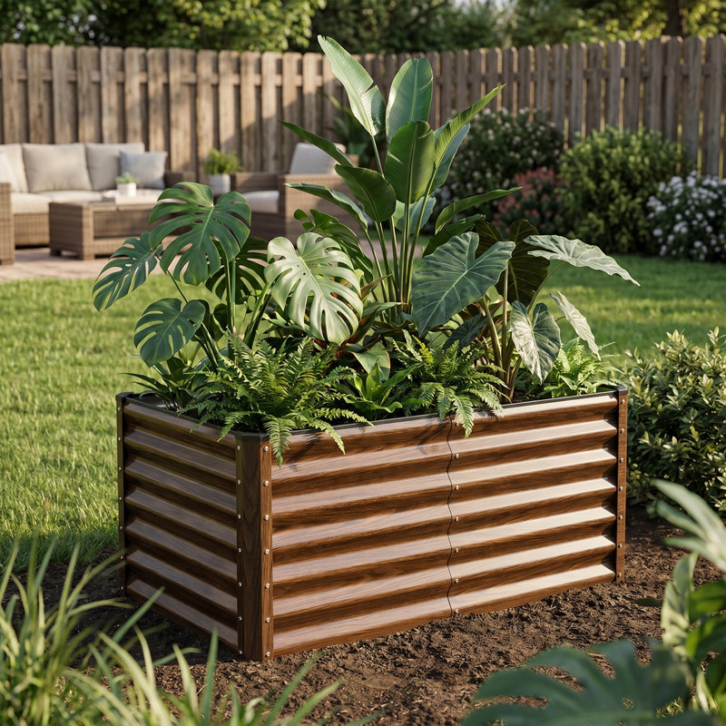  Paquet de 2 jardinières surélevées pour jardin 4 x 2 x 2 pi, 4*2*2ft