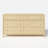 63'' W 100% Solid Wood 6-Drawer Double Dresser