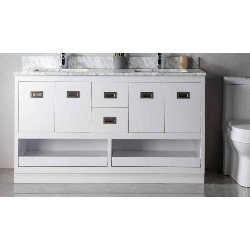Ensemble de meuble-lavabo double 60 po Vyron