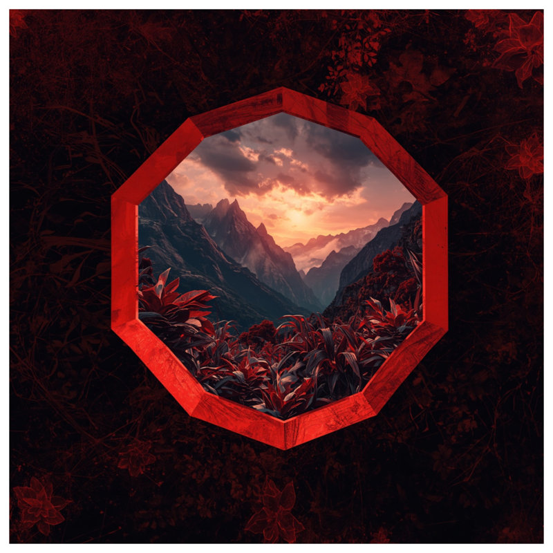Housses de couette Red Mountain Landscape, Twin