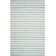 Dungan Handmade Flatweave Aqua/Ivory Rug
