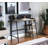 Garima Rustic Oak With Black Finished Legs Writing Desk