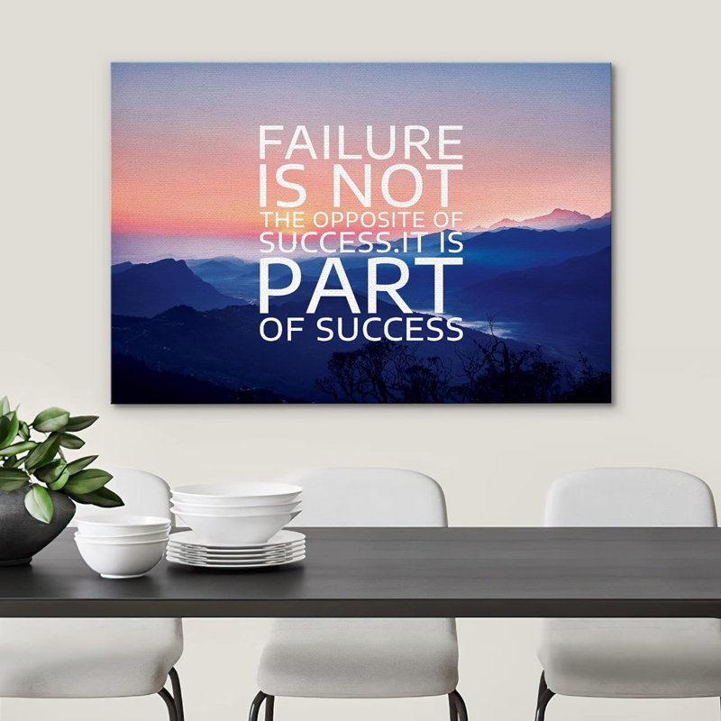 Motivation, citation de succès avec photo de nature graffiti et art urbain pop art moderne urbain multicolore sur toile