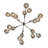18 - Light Dimmable Sputnik Pendant Chandelier-90741555-93949855-90741544