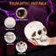Annekristin Yesocm 4 Pcs Life Size Skeleton Skull Halloween Realistic Human Model Moving Jaw Outdoor Indoor Decorations