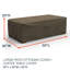 Housse pour repose-pieds de terrasse Hillside-833195356