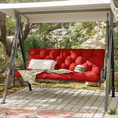 Wynee Porch Swing Cushion 5" Outdoor Bench Cushion, Only Cushion