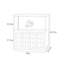 Réservoir d'aquarium rectangulaire simple brun-103233994