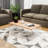 Walden Rectangular Coffee Table – Ash Wood Veneer Top with Powder-Coated Steel Base, Lightweight Modern Centerpiece Fully Assembled Living Room Center Table-558447346