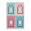 Rose et bleu parfumé, estampe numérique, design par Martina Pavlova