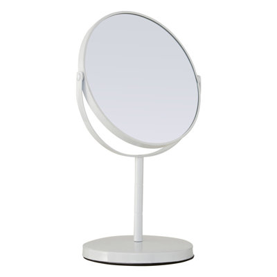 Flat Freestanding Makeup / Shaving Mirror