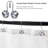 12 Piece Set - Clear Shower Curtain Hooks Rings Rustproof