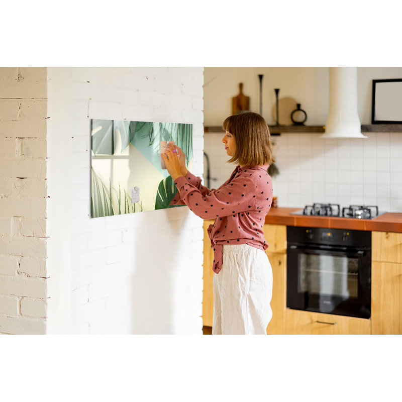 Monster Leaves Magnetic Wall Mounted Dry Erase Board