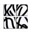 «Curves IV» par Norman Wyatt Jr. - Ensemble de 4 reproductions sur toiles tendues-28141782
