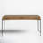 Hutchinson Solid Wood Wrought Iron Writing Desk