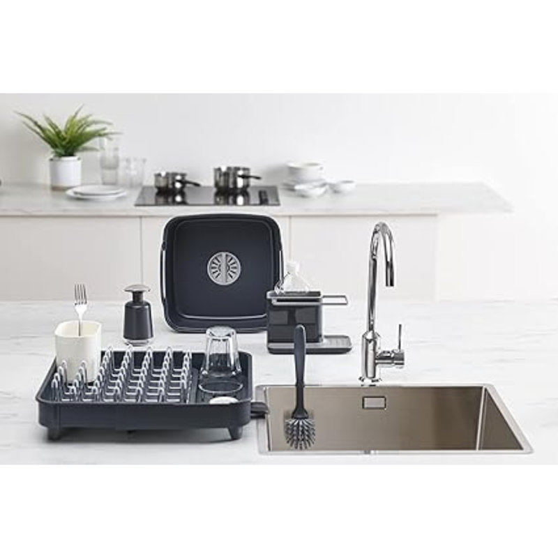 20 cm Caddy Sink Organiser, White/Green