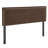 Bentleyville Upholstered Linen Blend King Size Headboard In Cocoa-404872094-404872086