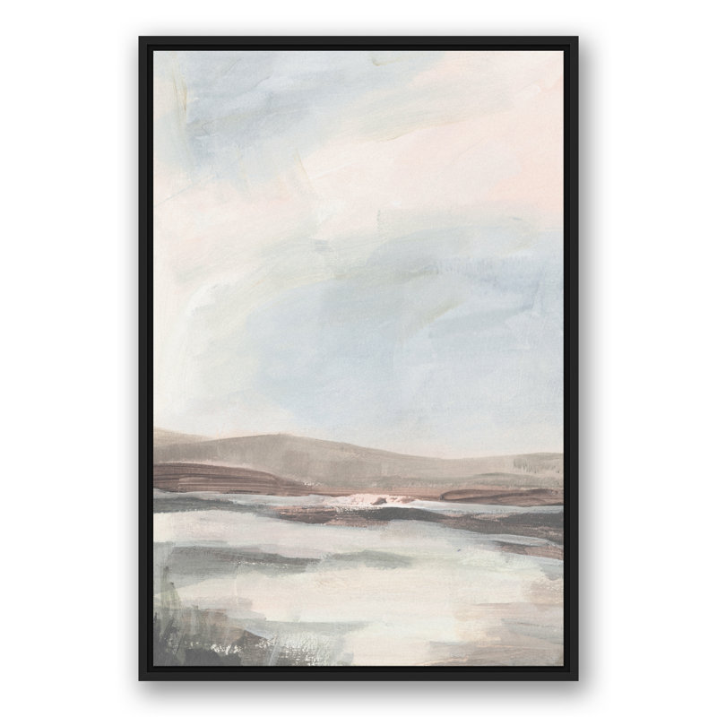 Toile flottante avec cadre Vista Point, H 37,75 po x l 25,75 po, Cadre flottant noir