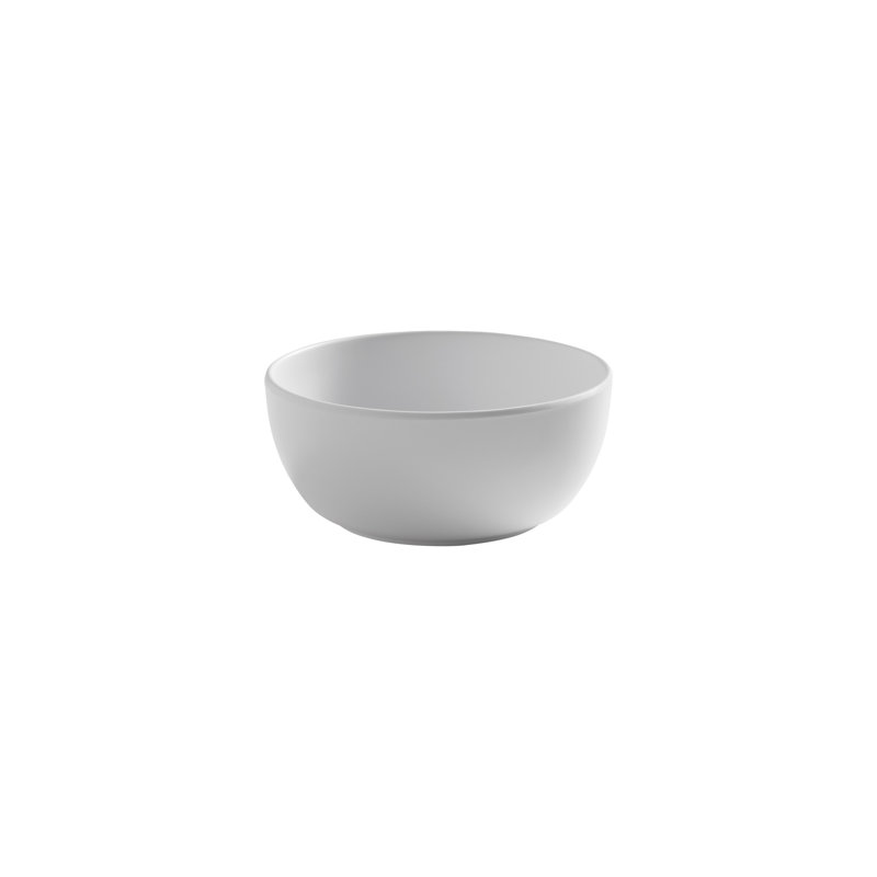 White 12 oz Round Melamine Dinner Bowl