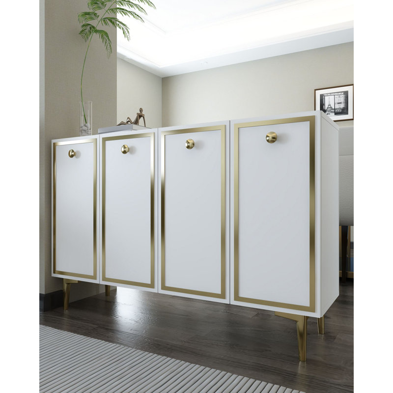 Console Esposito, Blanc + or