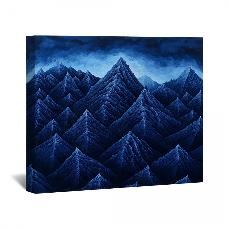 Loon Peak Mountains Canvas Wrap - Landscape Wall Decor - Wayfair Canada