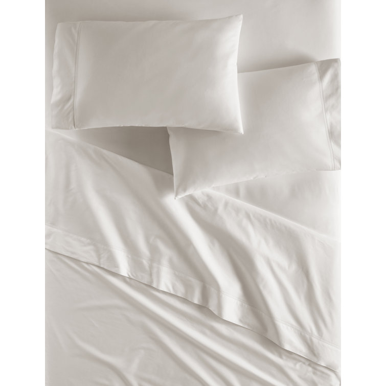 Peacock Alley Percale Fitted Sheet & Reviews   Perigold