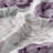 Peony Floral Garden Lavender Purple and Ivory Brushed Microfiber Body Pillow Cover Case 54x20 (Pillow Not Included)