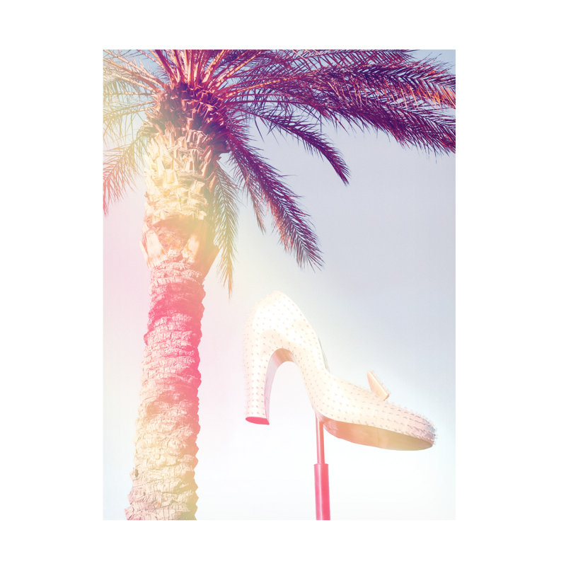 Art graphique sur toile Las Vegas, H 19 po x l 14 po