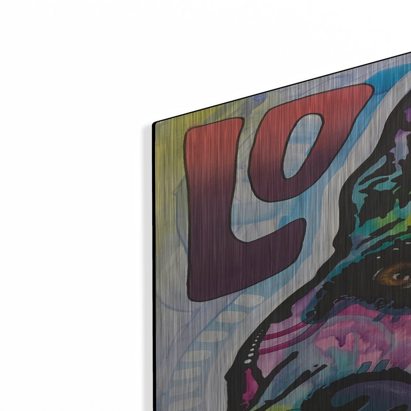 Lark Manor ™ «Love and Trust» par Dean Russo Studios, art mural en métal, H 36 po x l 24 po
