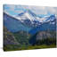 Frosty Mountains on Alaska - Reproduction de photo sur toile tendue-19407712-33819061