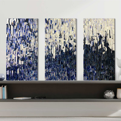 "Psalm 104:2. The Curtain Of Heaven" By Mark Lawrence 3 Piece Graphic Print Set On Canvas