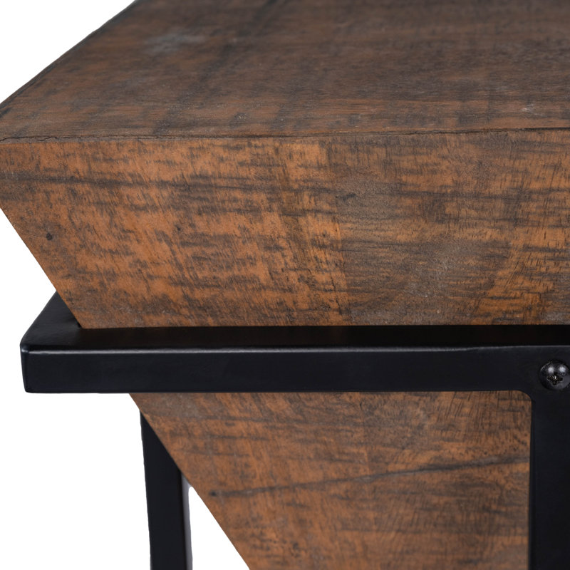 Stonecipher Cross Legs End Table