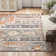 Jamieson Machine Woven Blue/Orange Area Rug