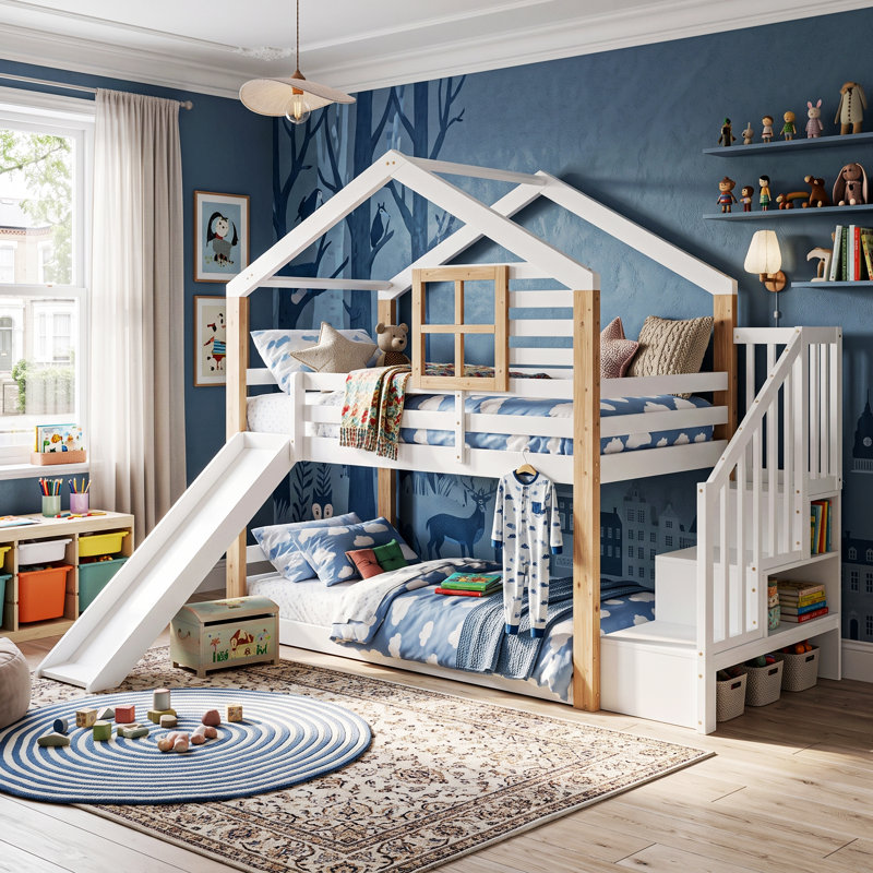 House Bunk Beds Single (3') Bunk Bed