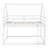House Low Bunk Bed With Ladder-1259735040