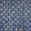 Abstrait art mural bleu foncé en papier-mâché