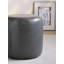 30cm Small Round Faux Leather Upholstered Ottoman-1061551671