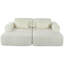 Canapé-lit double en Corduroy avec 2 coussins, parfait pour les salons, les appartements et les bureaux