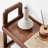 25.6"W Solid Oak End Table with Shelves-1443468323-1443468348