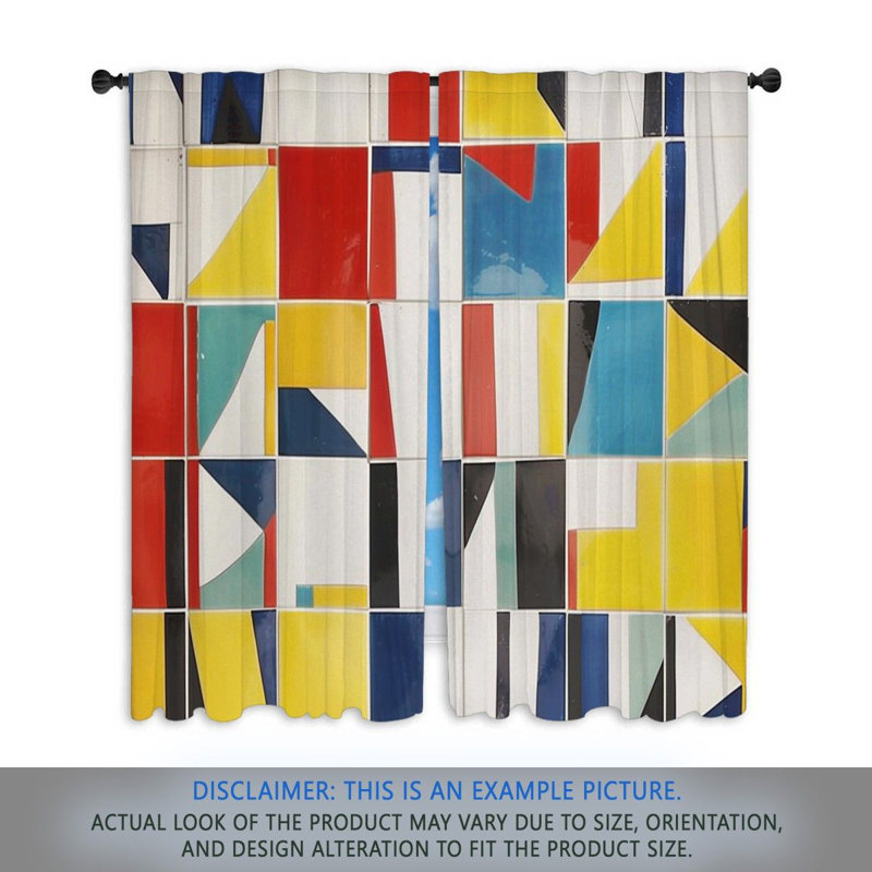 Alahna Room Darkening Curtain Pair, 40" W x 52" L