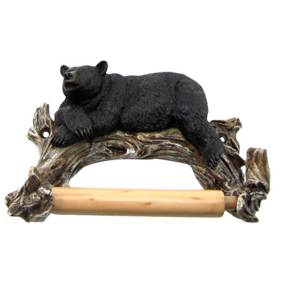 Porte-papier hygiénique mural Lounging Bear