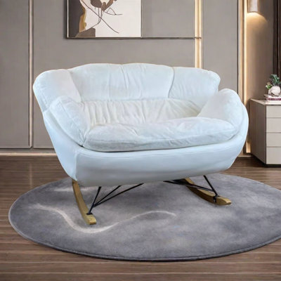 Chaise berçante de luxe italienne