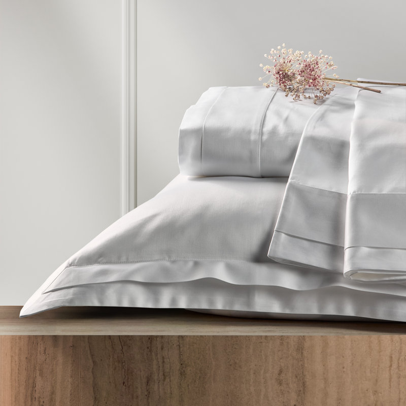 Luxor 100% Giza Cotton, 1000 TC Sateen, Shams, King