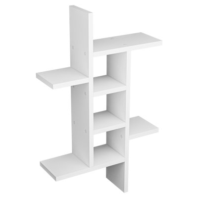 Tablette de rangement décorative en bois massif Kubby 12.1