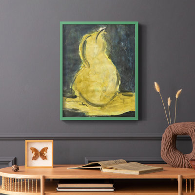 Reproduction encadrée Urban Pear II - bois massif