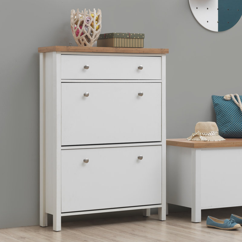 Foote 10 Pair Shoe Storage Cabinet