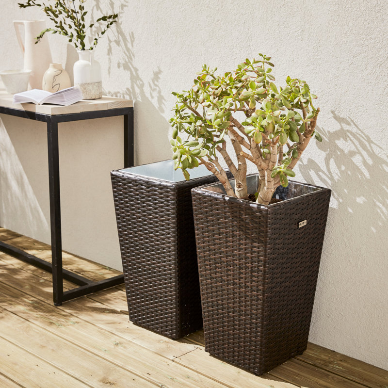 Chimezie Pot Planter, Brown