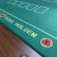 96" Poker Table Premium For 10 Player Casino Games With Dimmable LED Cup Holders, Green
