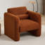 Chaise d'appoint en sherpa Mae avec coussin lombaire Mae-359974867