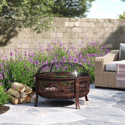 Beahr Fishing Steel Fire Pit